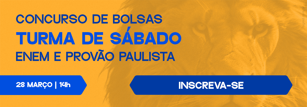 Concurso de Bolsas - Turma de Sábado 2026
